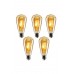 5 ADET 4 WATT DİMMERLENEBİLİR ST64 LED RUSTİK AMPUL